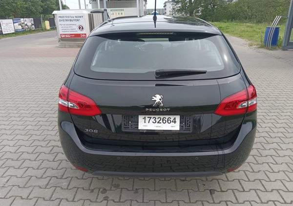 Peugeot 308 cena 25500 przebieg: 212000, rok produkcji 2014 z Szamotuły małe 379